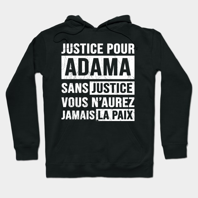 Justice Pour ADAMA Hoodie by CF.LAB.DESIGN